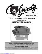 Grizzly G1173 Instruction Manual