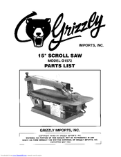 Grizzly G1572 Parts List