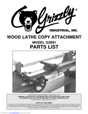 Grizzly G2891 Parts List