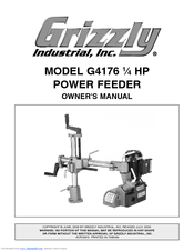 Grizzly Power Feeder G4176 Owner's Manual