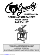 Grizzly G5049Z Parts List