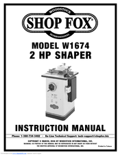 Woodstock G4792 Instruction Manual