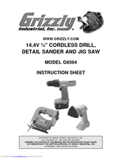 Grizzly G8594 Instruction Sheet