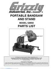 Grizzly G8692 Parts List