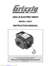 Grizzly H0937 Instruction Manual