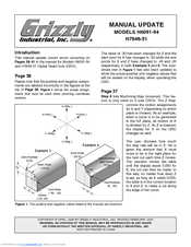 Grizzly H6091-94 Installation Manual