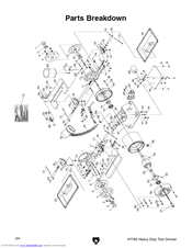 Grizzly H7762 Parts Breakdown