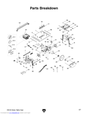 Grizzly H8145 Parts Breakdown