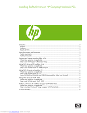 HP Compaq 7400 Install Manual