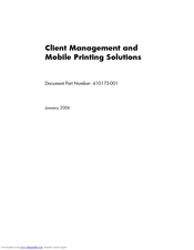 HP Compaq NC4400 Software Manual