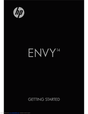 HP ENVY 14-2000 Getting Started