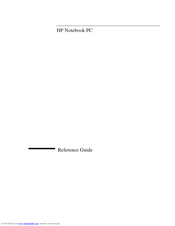 HP F2320K - OmniBook XE3 - Celeron 600 MHz Reference Manual