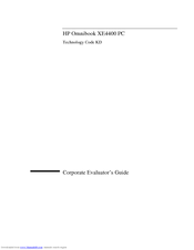 HP OmniBook XE4400 PC User Manual