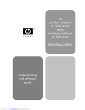 HP OmniBook xt1500-ic - Notebook PC Troubleshooting And Self-Repair Manual