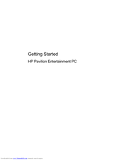 HP Pavilion DV5-2129 Getting Started Manual