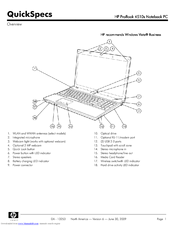 HP FM848UT - SMART BUY 4510S T6570 Notebook Specification