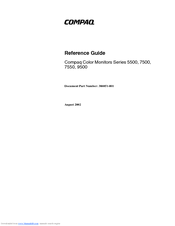Compaq 9500MV Reference Manual