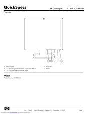 HP Compaq LE1711 Specification