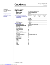 Compaq P710 Specifications