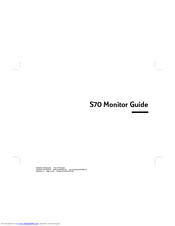 HP Pavilion S70 User Manual