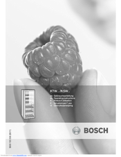 Bosch KTW Series Operating Instructions Manual