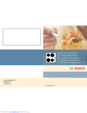 Bosch NCT616C01 Installation Instructions Operating And Assembly Instructions Manual