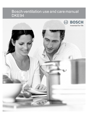 Bosch DKE9405MUC Instructions For Use Manual