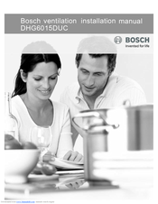 Bosch DHG6015DUC Installation Manual
