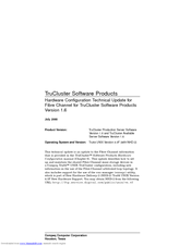 TruCluster 380578-B21 Supplementary Manual