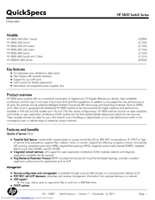 HP A5810-48G Quickspecs