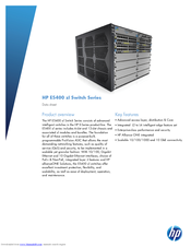 HP E5412-92G-PoE Datasheet