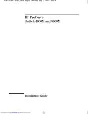 HP ProCurve 8000 Installation Manual