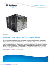 HP ProCurve 5406zl Intelligent Edge Datasheet