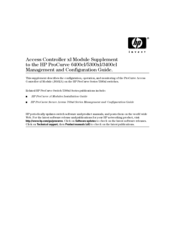 HP xl Module Supplementary Manual