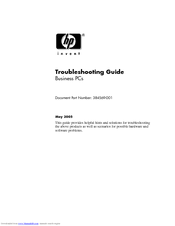 HP Insight Diagnostics Troubleshooting Manual
