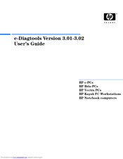 HP e-Diagtools 3.01 Supplementary Manual