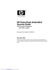 HP Compaq dx5150 SFF Supplementary Manual