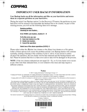 HP Presario 5SDPE1 Supplementary Manual