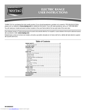 Maytag MER8880AS User Instructions