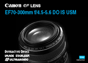 Canon EF 70-300mm f/4.5-5.6 IS USM Instruction