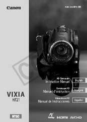 Canon Vixia HF21 Instruction Manual