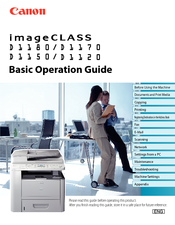 Canon imageCLASS D1150 Manuals | ManualsLib