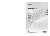 Canon Vixia Hf11 Manuals Manualslib