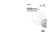 Canon PIXMA MP970 Quick Start Manual