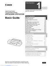 Canon 3807B007 Basic Manual