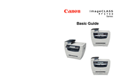 Canon MF5750 - ImageCLASS B/W Laser Basic Manual