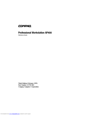 Compaq Professional Workstation AP400 Reference Manual