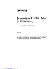 Compaq Compaq Evo D310 MT Supplementary Manual