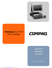 Compaq Evo D310 Micro-Desktop Technical Reference Manual