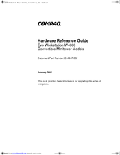 Compaq Evo w4000 CMT Hardware Reference Manual